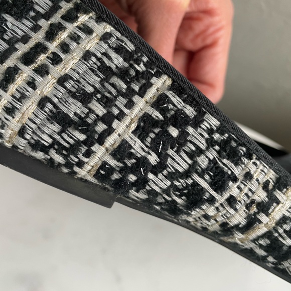 Zara Tweed Cap-Toe Flats, EU Size 38 - Picture 7 of 11